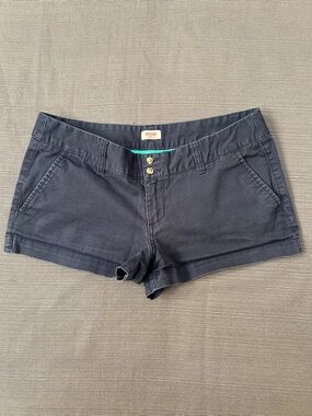 Mossimo Supply Co. Navy Cotton Blend Shorts SZ 9